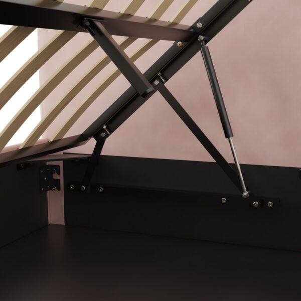 Chisholm 90cm Ottoman Bed - Soft Pink | Assembly Required