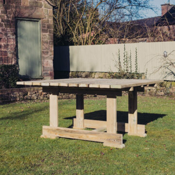 Ergo 8 Seater Square Table 149X149