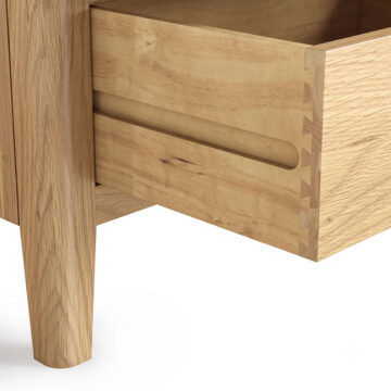 Dover Light Oak Chest of 3 Drawers | Assembled