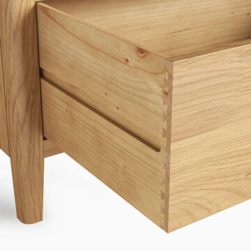 Dover Light Oak Gentlemans Wardrobe