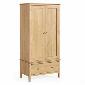 Dover Light Oak Gentlemans Wardrobe