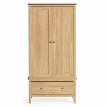 Dover Light Oak Gentlemans Wardrobe