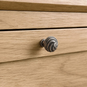 Dover Light Oak Storage Bench | Assembled