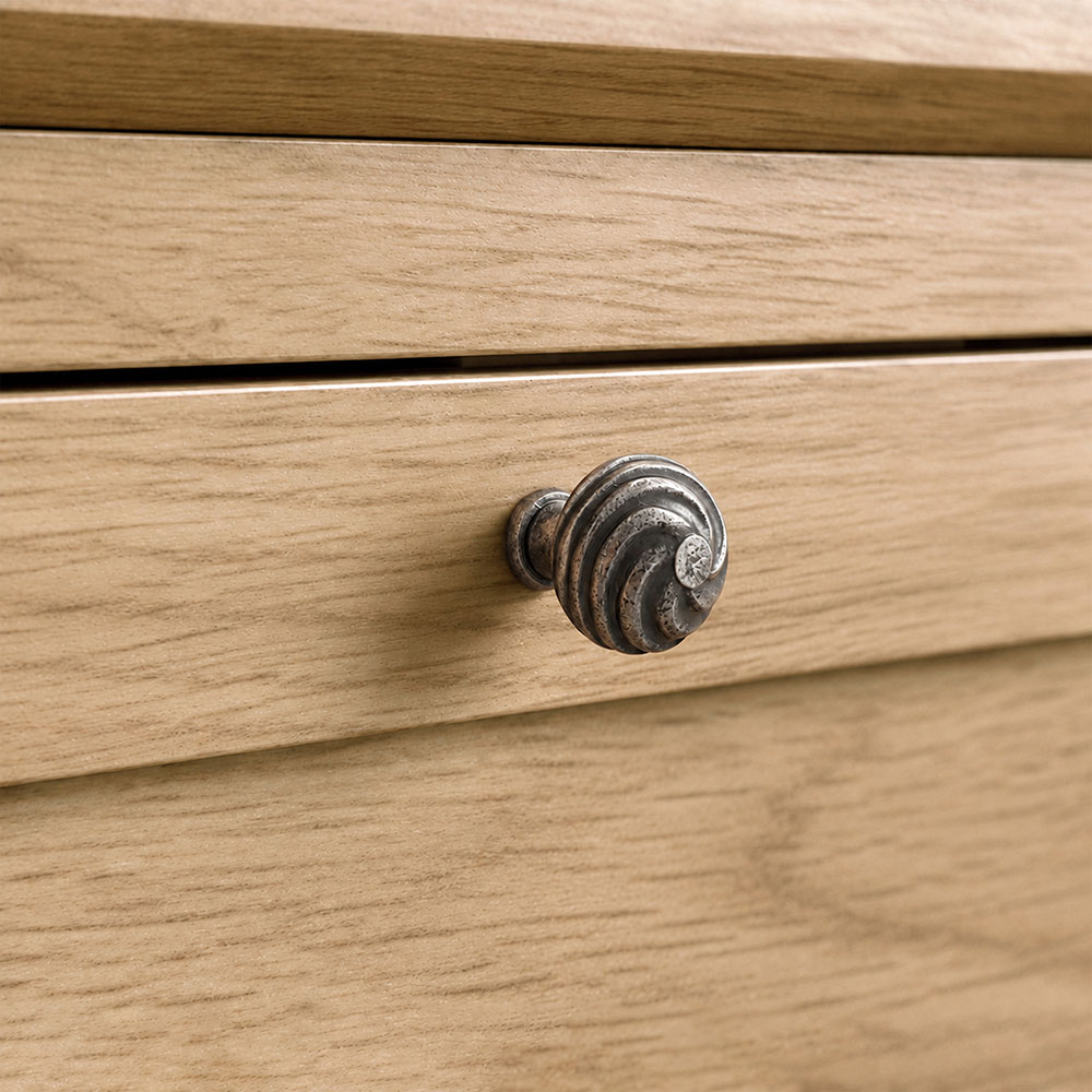 Dover Light Oak Storage Bench | Assembled