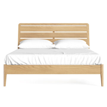 Dover Light Oak 5′ King Size Bed