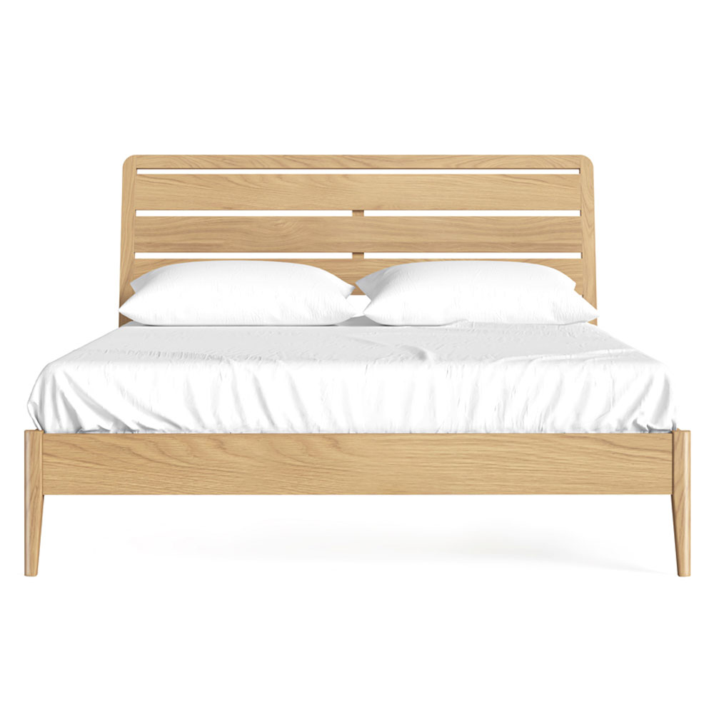 Dover Light Oak 5' King Size Bed