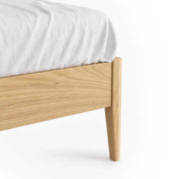 Dover Light Oak 5′ King Size Bed