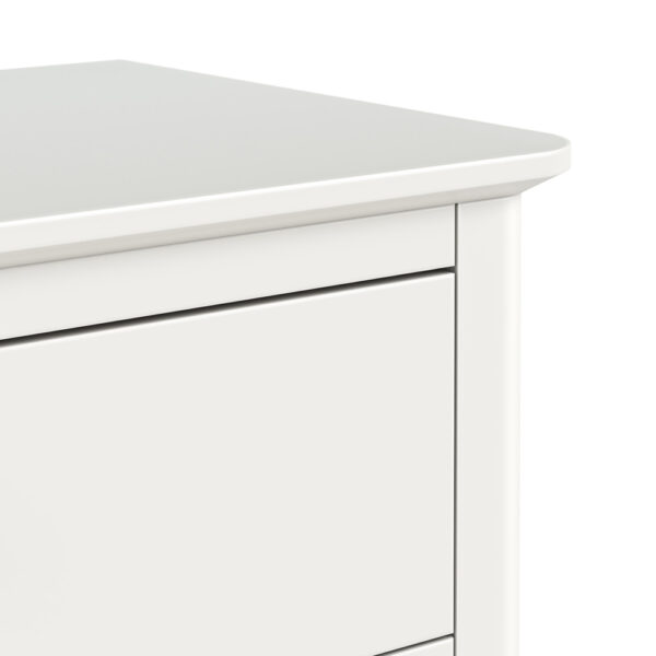 Folkestone White Chest of 3 Drawers | Fully Assembled