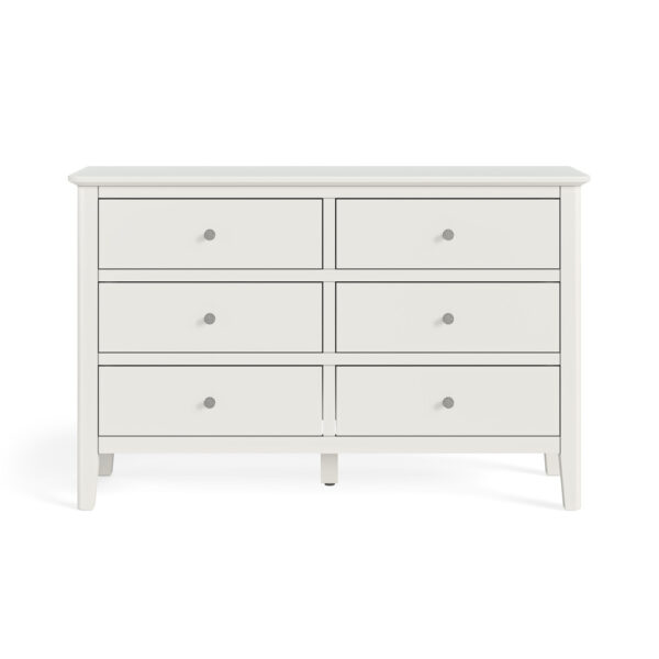 Folkestone White Chest of 6 Drawers | Fully Assembled | Clearance