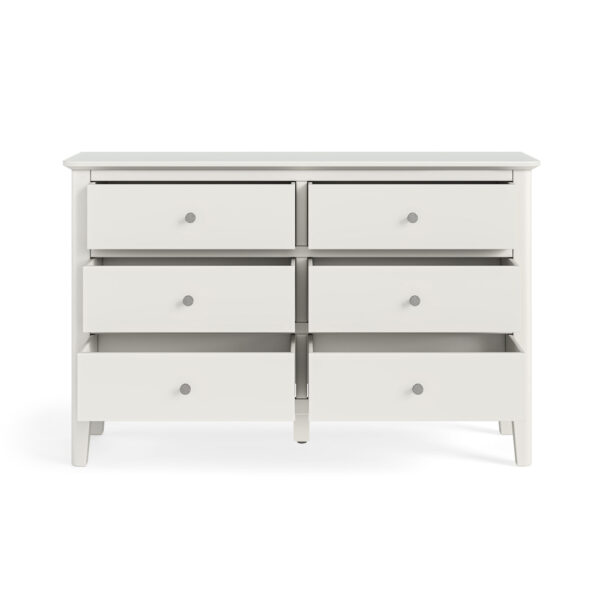 Folkestone White Chest of 6 Drawers | Fully Assembled | Clearance