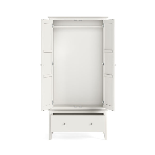 Folkestone White Gentlemans Wardrobe | Assembly Required