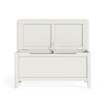 Dover White Blanket Box | Assembled