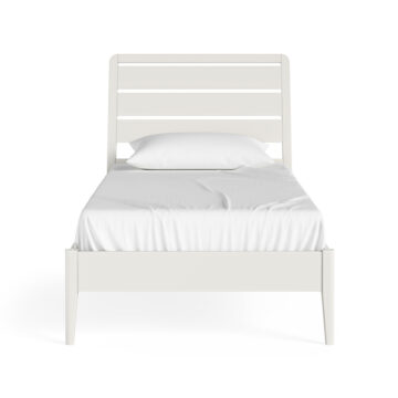 Folkestone White 3′ Single Bed