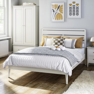 Folkestone White 4'6 Bed | Assembly Required