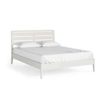 Folkestone White 5′ King Size Bed