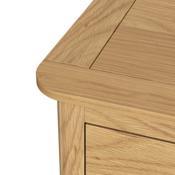 Dover Light Oak 5 Drawer Tallboy | Assembled | Clearance