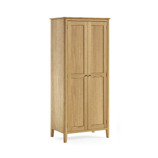 Dover Light Oak Full Hanging Wardrobe