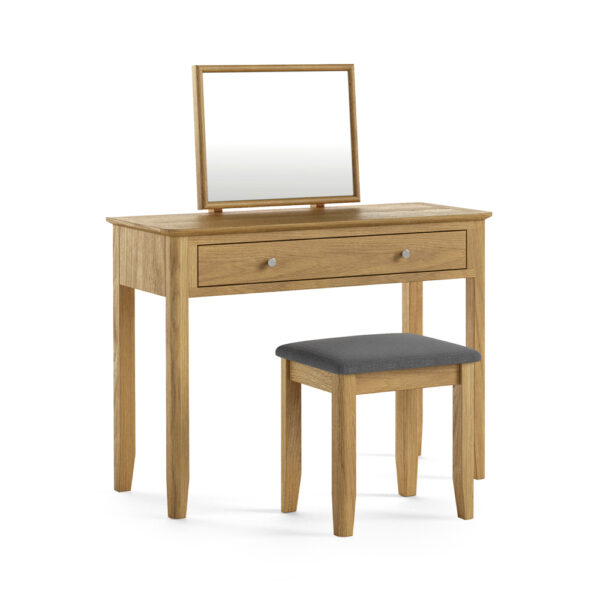 Dover Light Oak Dressing Table Set