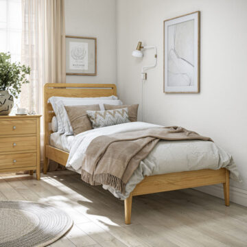 Dover Light Oak 3' Bed
