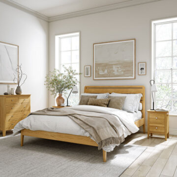 Dover Light Oak 5' Bed