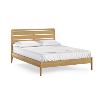 Dover Light Oak 5′ King Size Bed | Clearance
