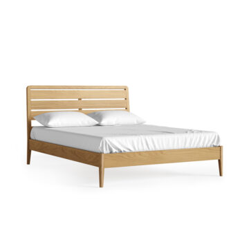Dover Light Oak 5′ King Size Bed | Clearance