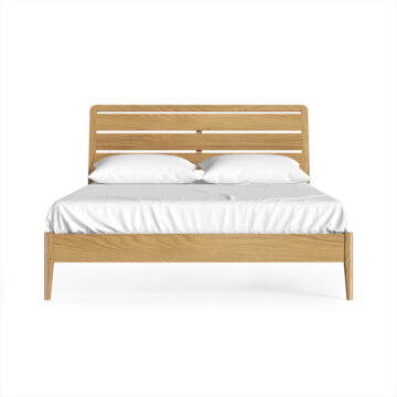 Dover Light Oak 5′ King Size Bed | Clearance