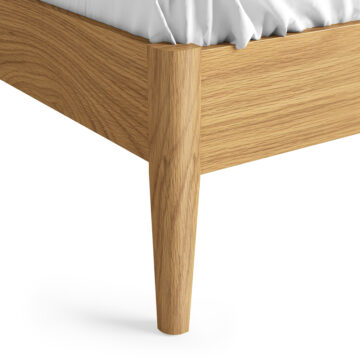 Dover Light Oak 5′ King Size Bed | Clearance