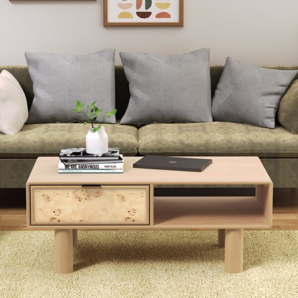 Metro Burl Coffee Table