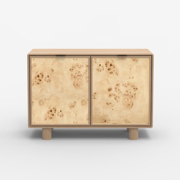 Metro Burl Two Door Cabinet | Assembly Required