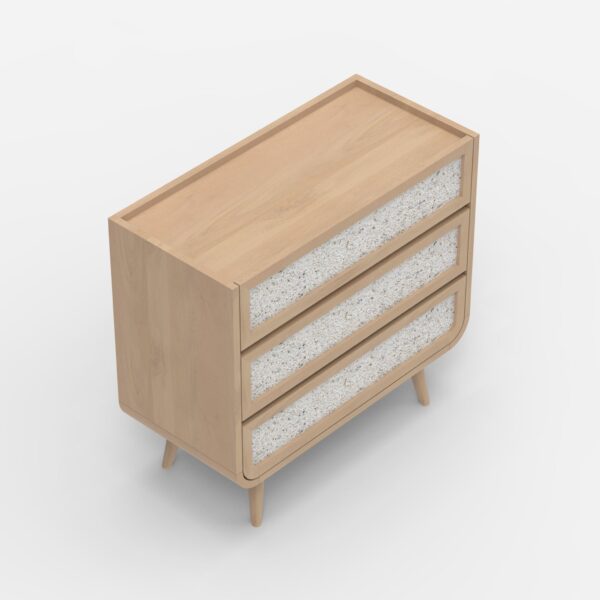 Oxen Three Drawer Chest - Light Mango | Assembly Required