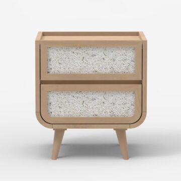 Oxen Two Drawer Side Table