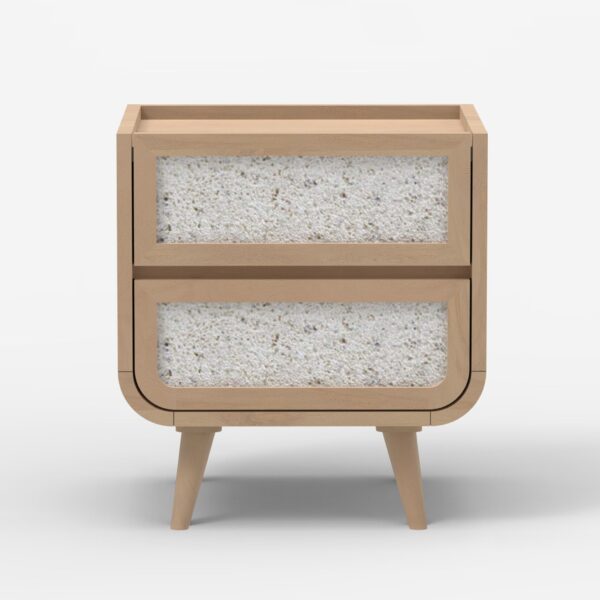 Oxen Two Drawer Side Table