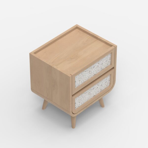Oxen Two Drawer Side Table | Assembly Required
