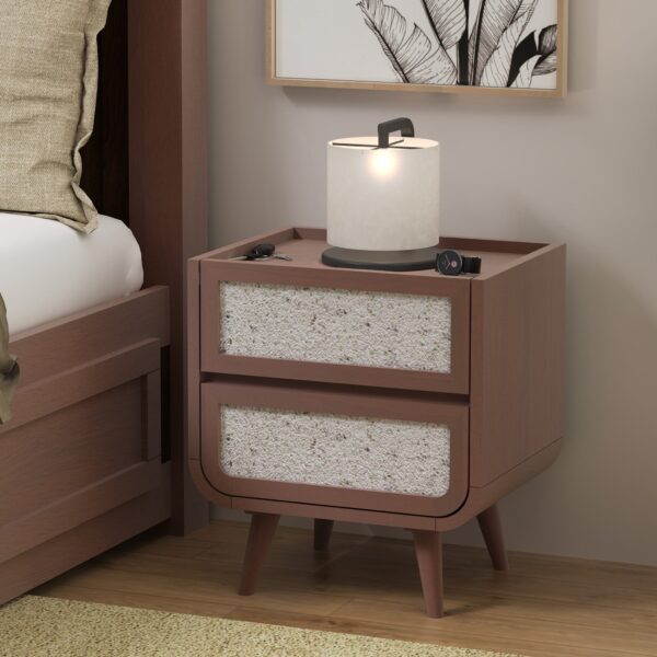 Oxen Two Drawer Side Table