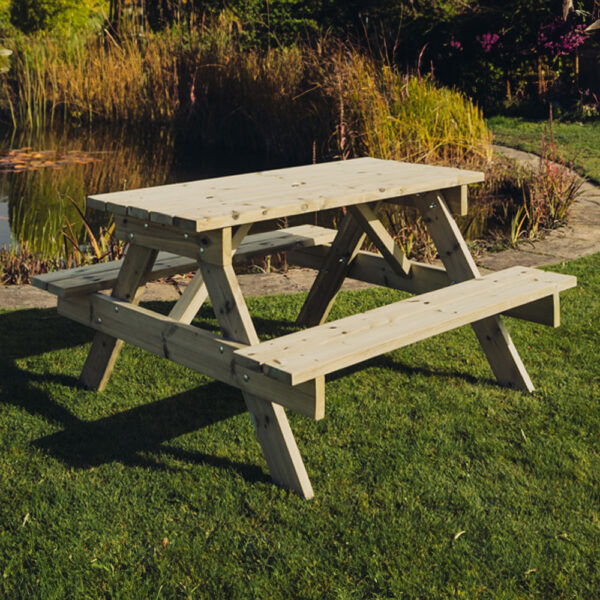 Traditional Picnic Table 1395mm Long | Assembly Required