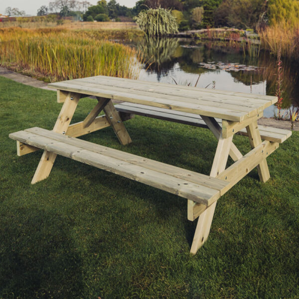 Traditional Picnic Table 1795mm Long | Assembly Required