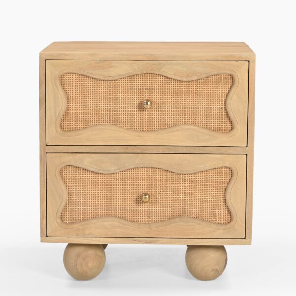 Reynold Two Drawers Side Table | Assembly Required