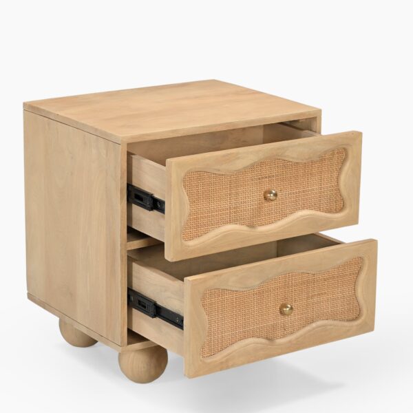 Reynold Two Drawers Side Table | Assembly Required
