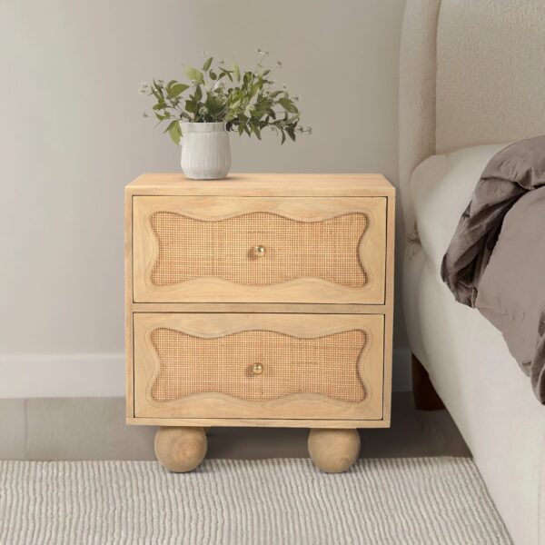 Reynold Two Drawers Side Table