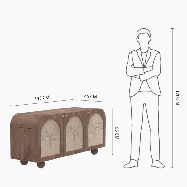 Tropic Three Door Cabinet | Assembly Required