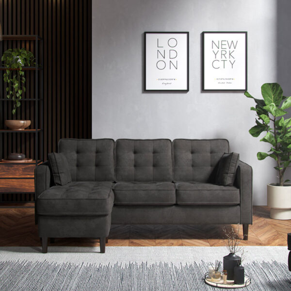 Northrup - Reversible Chaise Sofa Graphite