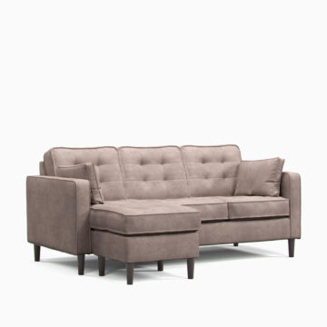 Northrup – Reversible Chaise Sofa Pewter