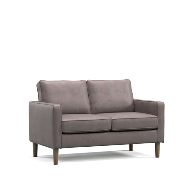 Wentworth - 2 Seater Sofa Faux Leather Grey