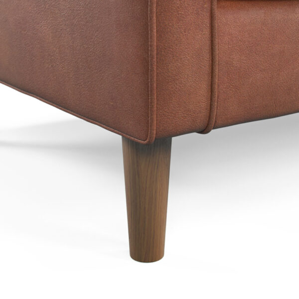 Wentworth - Armchair Faux Leather Tan
