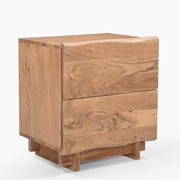 Wicklow Two Drawer Side Table | Fully Assembled