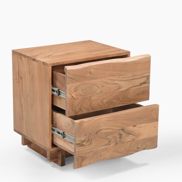 Wicklow Two Drawer Side Table | Fully Assembled