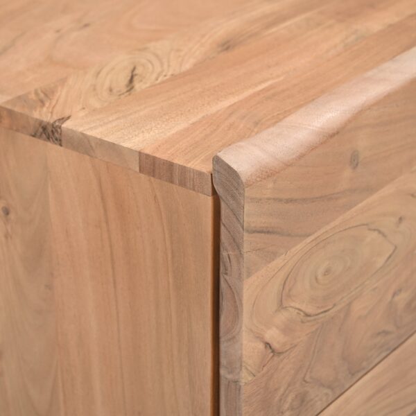 Wicklow Two Drawer Side Table | Fully Assembled
