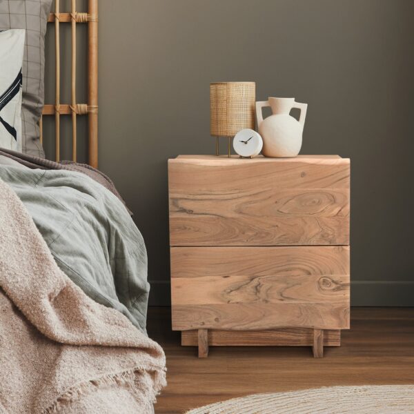 Wicklow Two Drawer Side Table