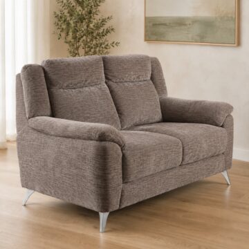 Malmo 2 Seater | Stone Grey Fabric